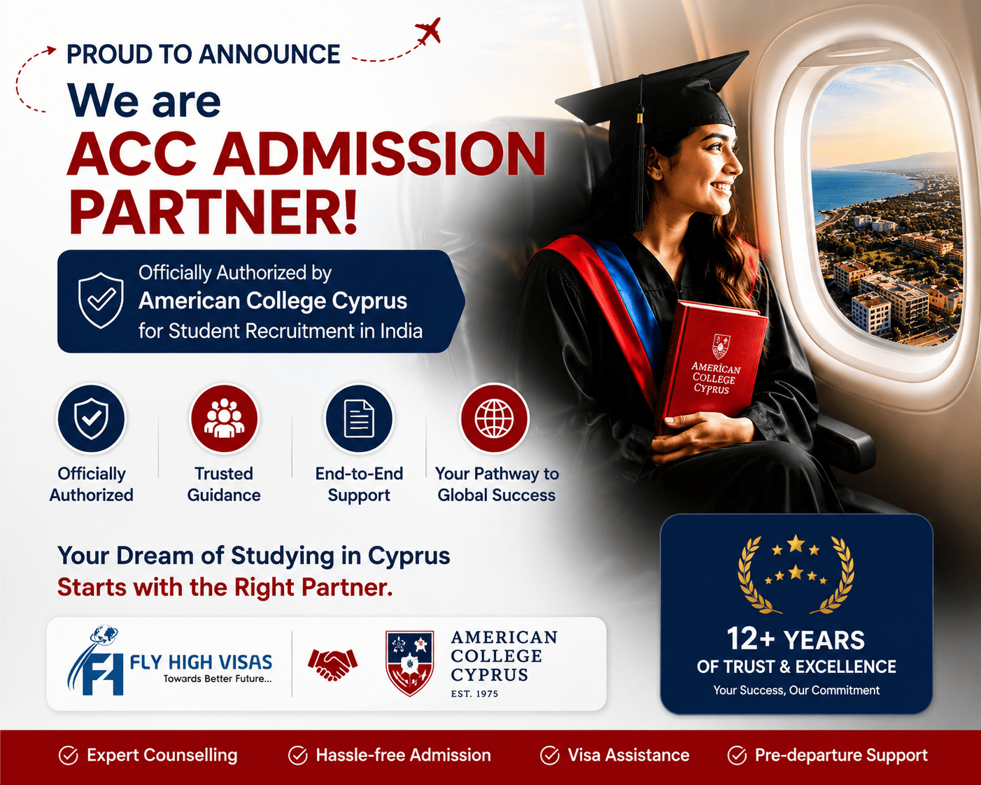 Fly High Visas is now the official ACC Admission Partner for American College Cyprus